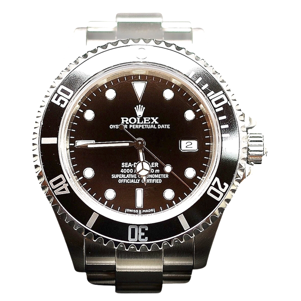 Montre Rolex Submariner Sea Dweller Acier de 2006.  Boite-Papiers.  