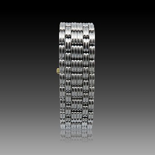 Montre Boucheron "Reflet" Homme taille L en Or et Acier à quartz . Montre Boucheron "Reflet" Homme taille L en Or et Acier à quartz .