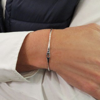 Bracelet DinhVan Serrure Or Gris 18 k Pochon d'origine Bracelet DinhVan Serrure Or Gris 18 k Pochon d'origine