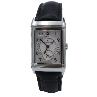 Montre Jaeger LeCoultre Reverso Day Date Acier Mécanique de 2012. Full set