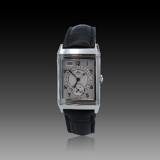 Montre Jaeger LeCoultre Reverso Day Date Acier Mécanique de 2012. Full set