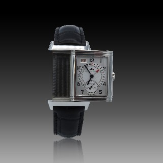 Montre Jaeger LeCoultre Reverso Day Date Acier Mécanique de 2012. Full set