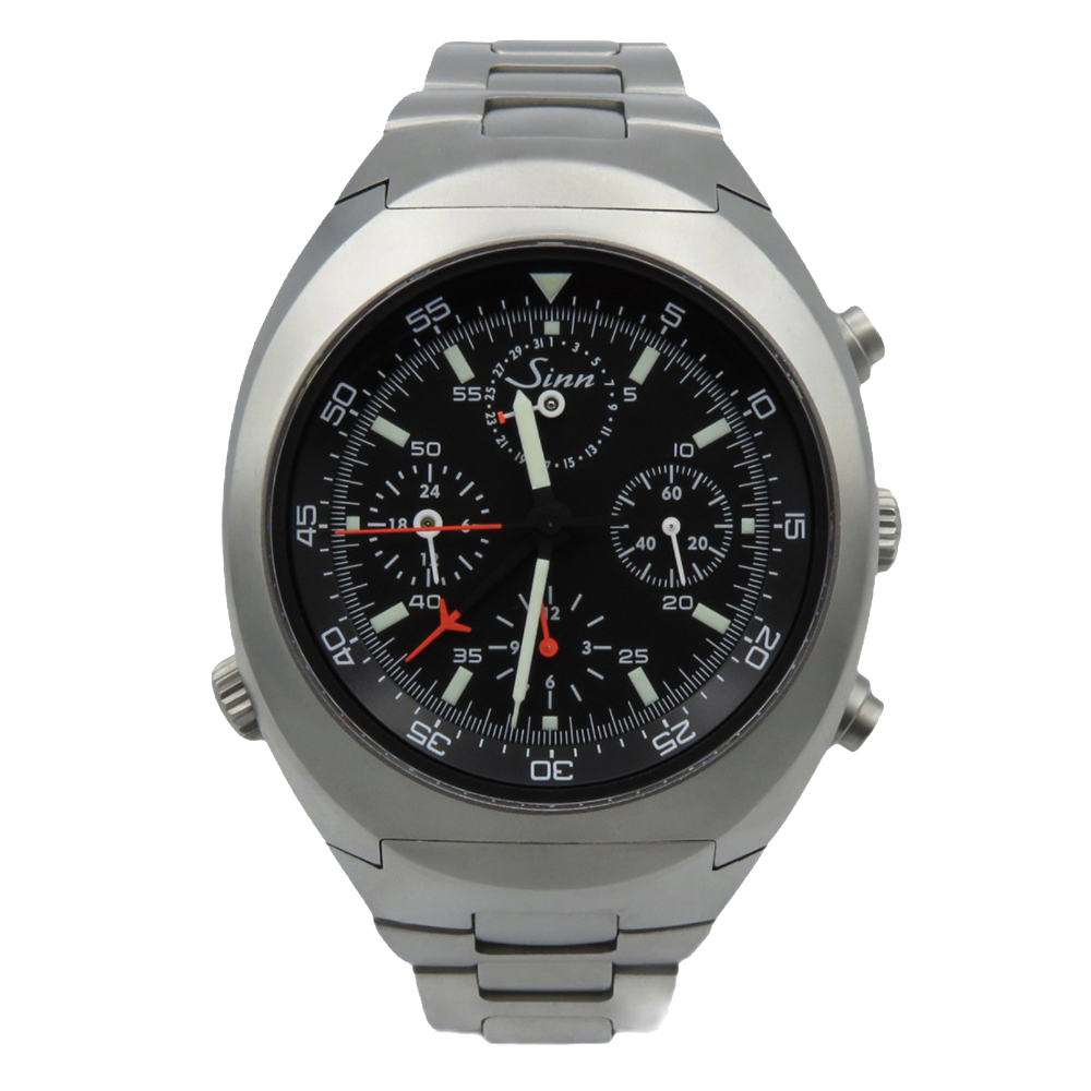 Montre Sinn Chronographe Acier Automatique 43 mm. Boite d'origine Montre Sinn Chronographe Acier Automatique 43 mm. Boite d'origine