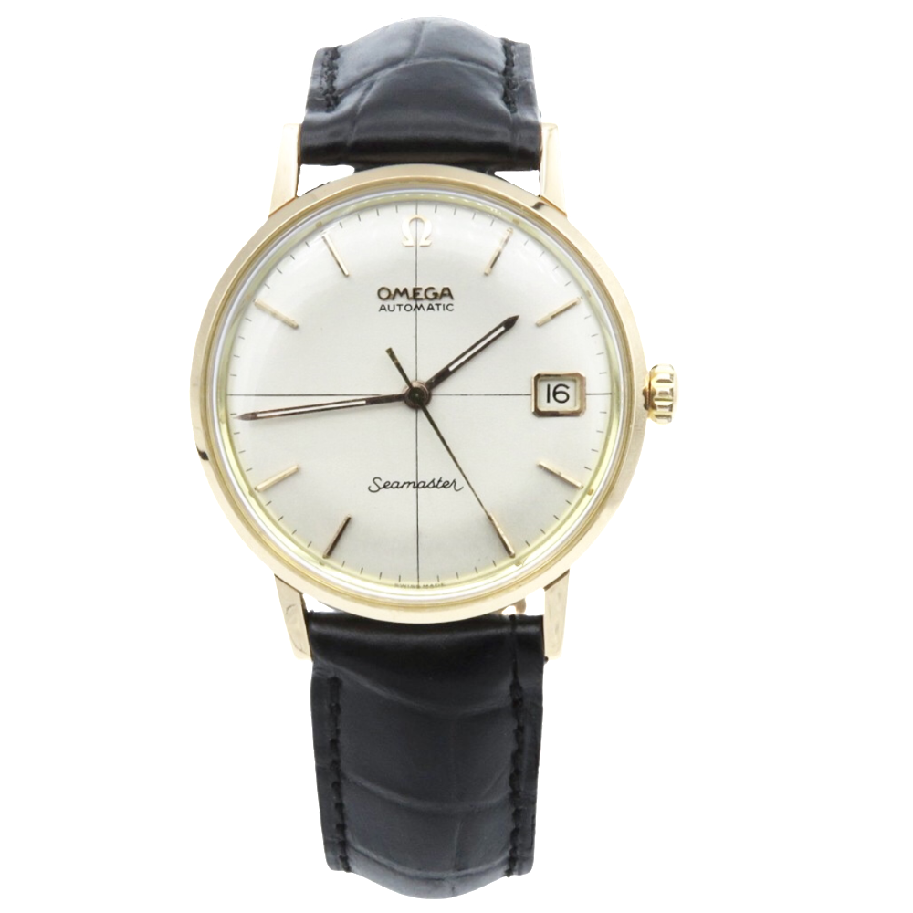  Montre Omega Seamaster Or rose 18K de 1962. 34 mm. Automatique.