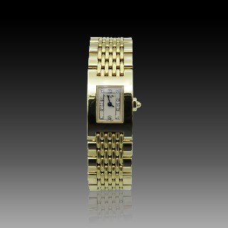 Montre Chaumet "Style" vers 1990 Or jaune massif 18K Quartz. 105,30 Grs