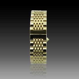 Montre Chaumet "Style" vers 1990 Or jaune massif 18K Quartz. 105,30 Grs