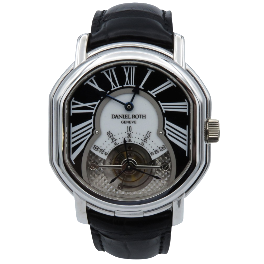  Montre Daniel Roth Masters Tourbillon 8 jours Or gris 18k vers 2000.