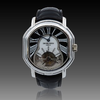  Montre Daniel Roth Masters Tourbillon 8 jours Or gris 18k vers 2000.