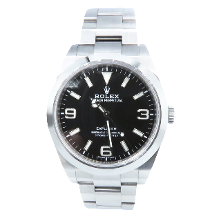 Montre Rolex en acier Explorer I -  Ref : 214270 de mai 2018 . Full set