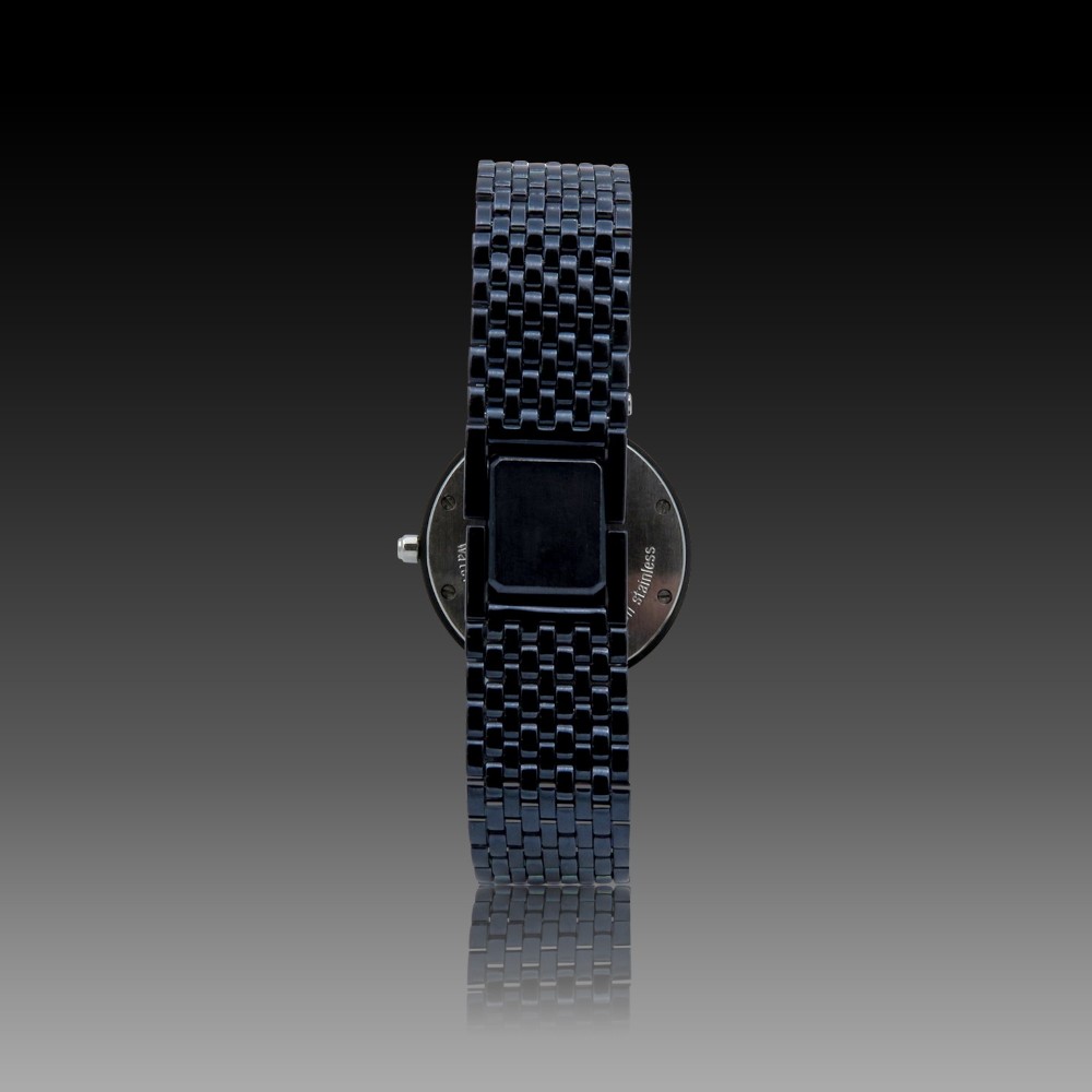 Montre Bracelet Quartz Femme Doré Et Blanc - Sans Marque, Style élégant Et Simple