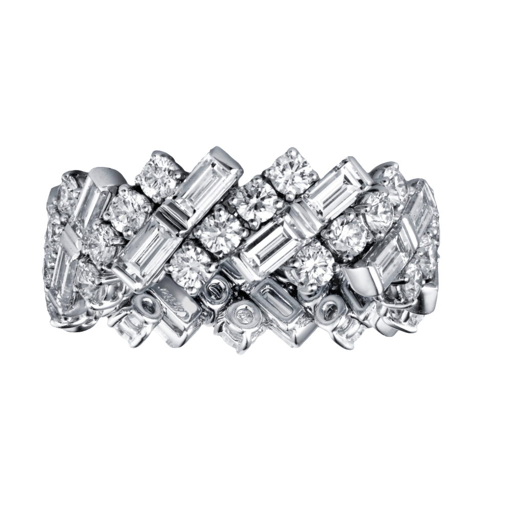 Alliance Cartier or gris 18K ’’Reflection‘’  Taille 55 de 2014. Prix neuf : 52000€