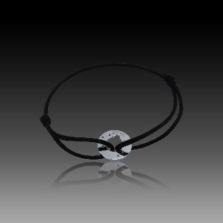 Bracelet Dinh Van "Cible" Petit Modèle Or Gris 18k Diamants de 2018. Full set