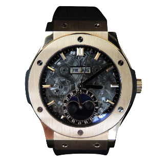 Montre Hublot Aerofusion Moonphase Or Rose 18k automatique.  