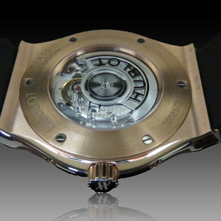 Montre Hublot Aerofusion Moonphase Or Rose 18k automatique.  