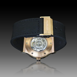 Montre Hublot Aerofusion Moonphase Or Rose 18k automatique.  