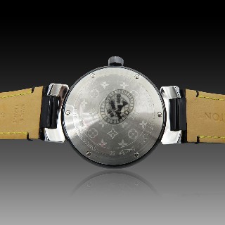 Montre Louis Vuitton Tambour for Ever céramique diamants 34 mm quartz