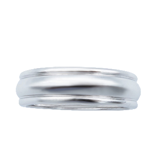 Alliance Boucheron Or gris 18k Massif . Taille 56 . Alliance Boucheron Or gris 18k Massif . Taille 56 .