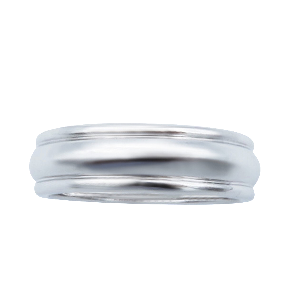 Alliance Boucheron Or gris 18k Massif . Taille 56 . Alliance Boucheron Or gris 18k Massif . Taille 56 .