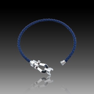 Bracelet Fred Force 10 en Or gris 18k de 2012 . Moyen Modèle.