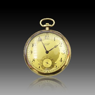 Montre Gousset Breguetde 1911  Or jaune 18k Mécanique.