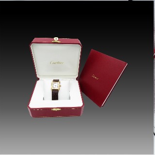 Montre Cartier Tank Solo Petit modèle Or rose 18k et acier Quartz Full set 