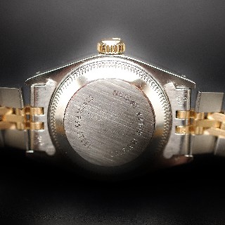 Montre Rolex Oyster Datejust Dame en Or & Acier de 1991. Cadran jaune. Ref : 69173 . Montre Rolex Oyster Datejust Dame en Or & Acier de 1991. Cadran jaune. Ref : 69173 .