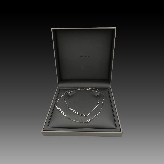 Sautoir Messika Move Uno Or gris 18k avec Diamants .90 cm. qualité G-VS 
