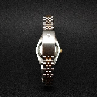 Montre Rolex Oyster Datejust Dame en Or & Acier de 1991. Cadran jaune. Ref : 69173 . Montre Rolex Oyster Datejust Dame en Or & Acier de 1991. Cadran jaune. Ref : 69173 .