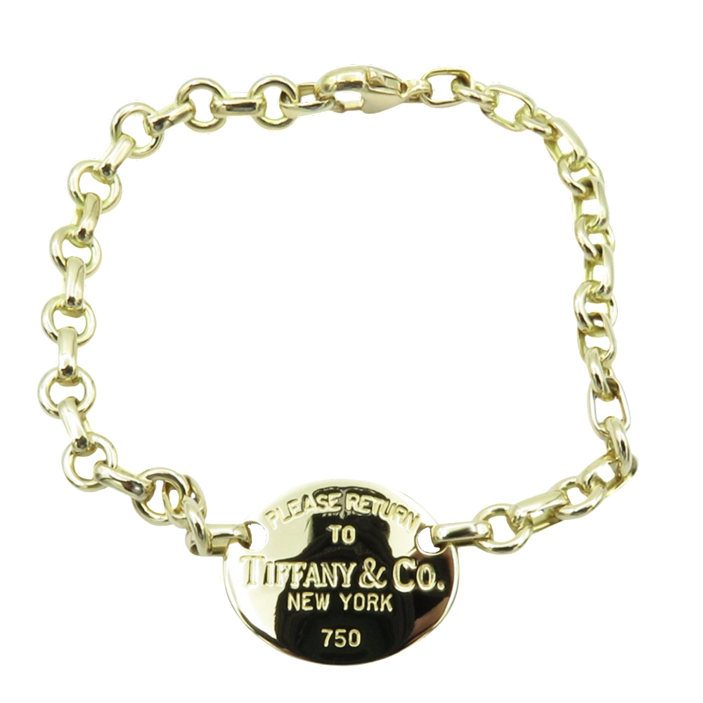 Bracelet Tiffany & Co  "Return To Tiffany"  Or Jaune 18k massif