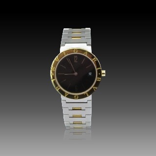 Montre Bulgari BB 33 Or et acier Homme Quartz Vers 1995