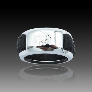 Bague Interchangeable Patek philippe "Acquanaut" or gris et diamants. taille 52