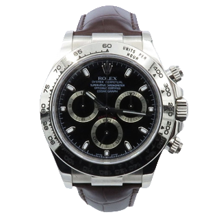 Montre Rolex Daytona Or gris 18K de 2007. Ref: 116519. Full Set.