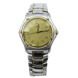 Montre Ebel "1911" Homme Or 18k et acier Quartz Vers 1995 Montre Ebel "1911" Homme Or 18k et acier Quartz Vers 1995