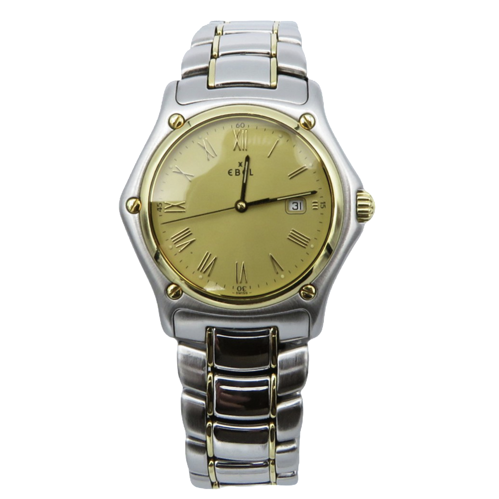 Montre Ebel "1911" Homme Or 18k et acier Quartz Vers 1995 Montre Ebel "1911" Homme Or 18k et acier Quartz Vers 1995
