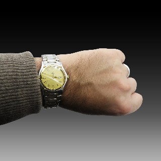 Montre Ebel "1911" Homme Or 18k et acier Quartz Vers 1995 Montre Ebel "1911" Homme Or 18k et acier Quartz Vers 1995