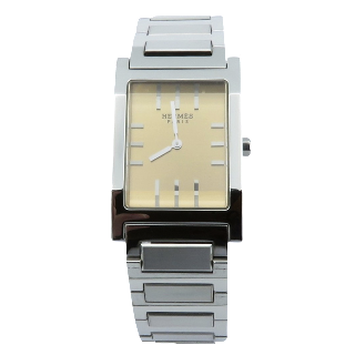 Montre Hermes Tandem Homme en Acier quartz vers 2000