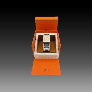 Montre Hermes Tandem Homme en Acier quartz vers 2000