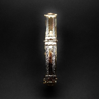 Bracelet or jaune 18k avec Pierres naturelles et diamants Bracelet or jaune 18k avec Pierres naturelles et diamants