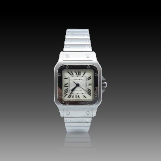 Montre Cartier Homme "Santos Galbée " Acier Automatique de 2005.