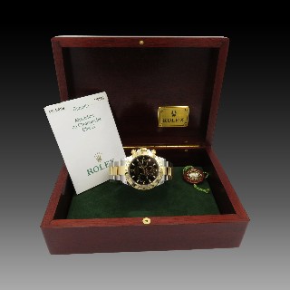 Montre Rolex Daytona Or 18k et Acier de 2003. Ref: 116523. Full Set.