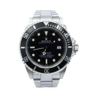 Montre Rolex Sea Dweller en Acier de 1999. Cadran noir. Ref : 16600 .Full Set.