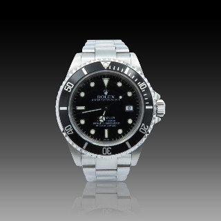 Montre Rolex Sea Dweller en Acier de 1999. Cadran noir. Ref : 16600 .Full Set.