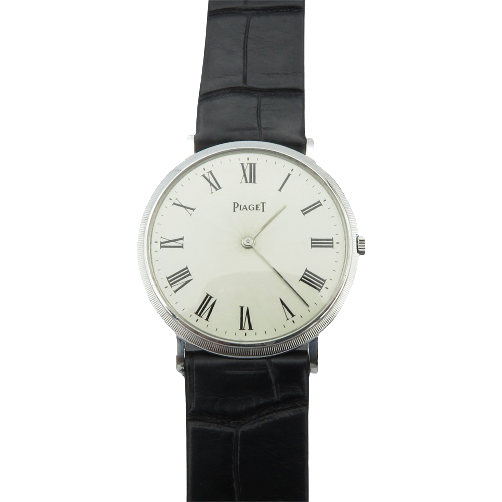 Montre Piaget Mixte Extraplate en Or gris 18k Vers 1965. Mécanique . Montre Piaget Mixte Extraplate en Or gris 18k Vers 1965. Mécanique .