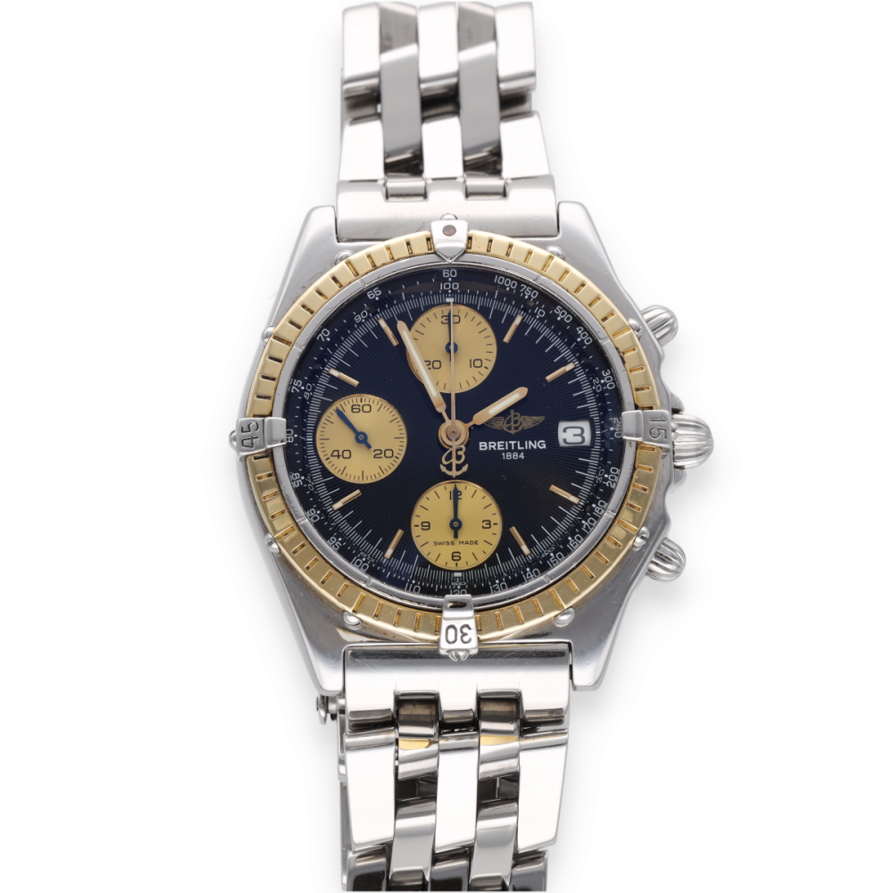 Montre Breitling Chronomat or et acier de 1990